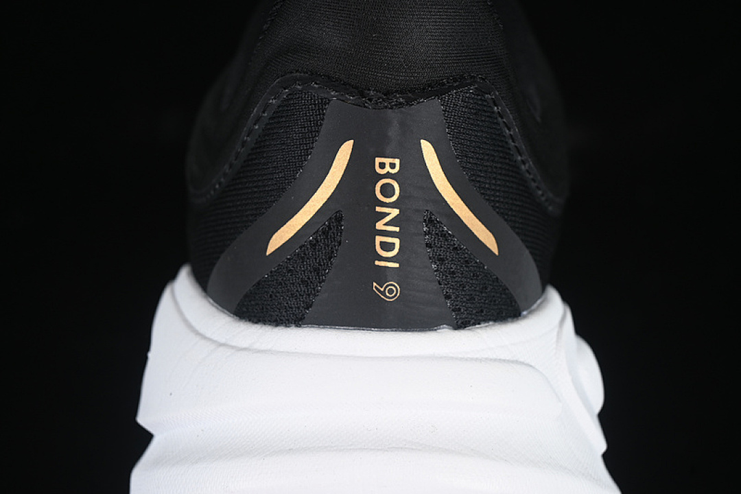 On Running [1162012 BRGL]-[HOKA ONE BONDI 9 BLACK/WHITE/YELLOW]-[WOMAN:36-39]-[MAN:40-45] - Image 7