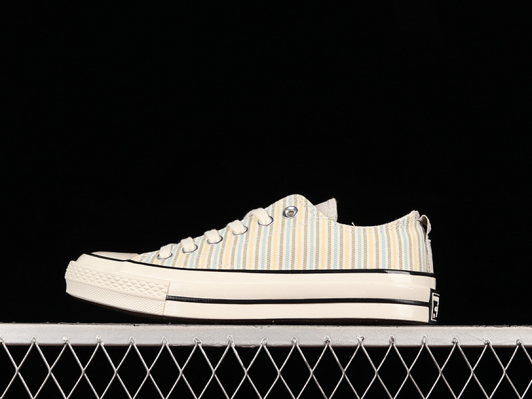 Converse [A02293C]-[CHUCK TAYLOR ALL-STAR 70S LOW PECAN STRIPES BEIGE/BEIGE]-[WOMAN:35-39.5]-[MAN:40-44], photo 1