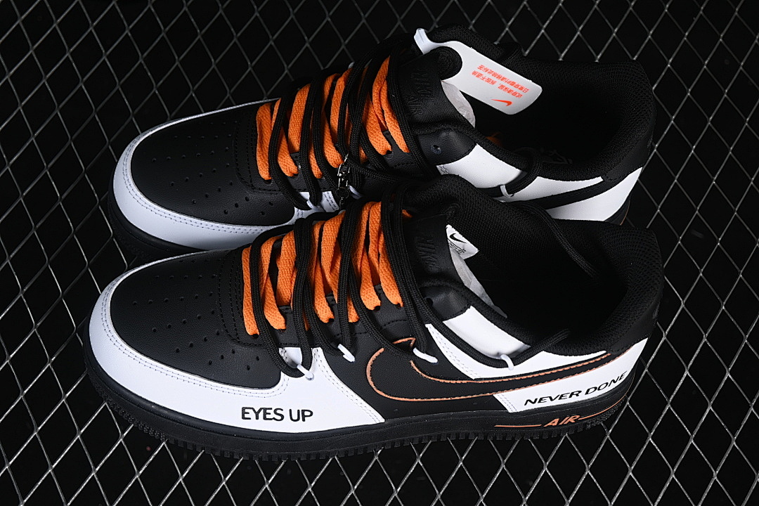 Nike [ZH0316-163]-[AIR FORCE 1 07 LOW WHITE/BLACK/ORANGE]-[WOMAN:36-39]-[MAN:40-45] - Image 11