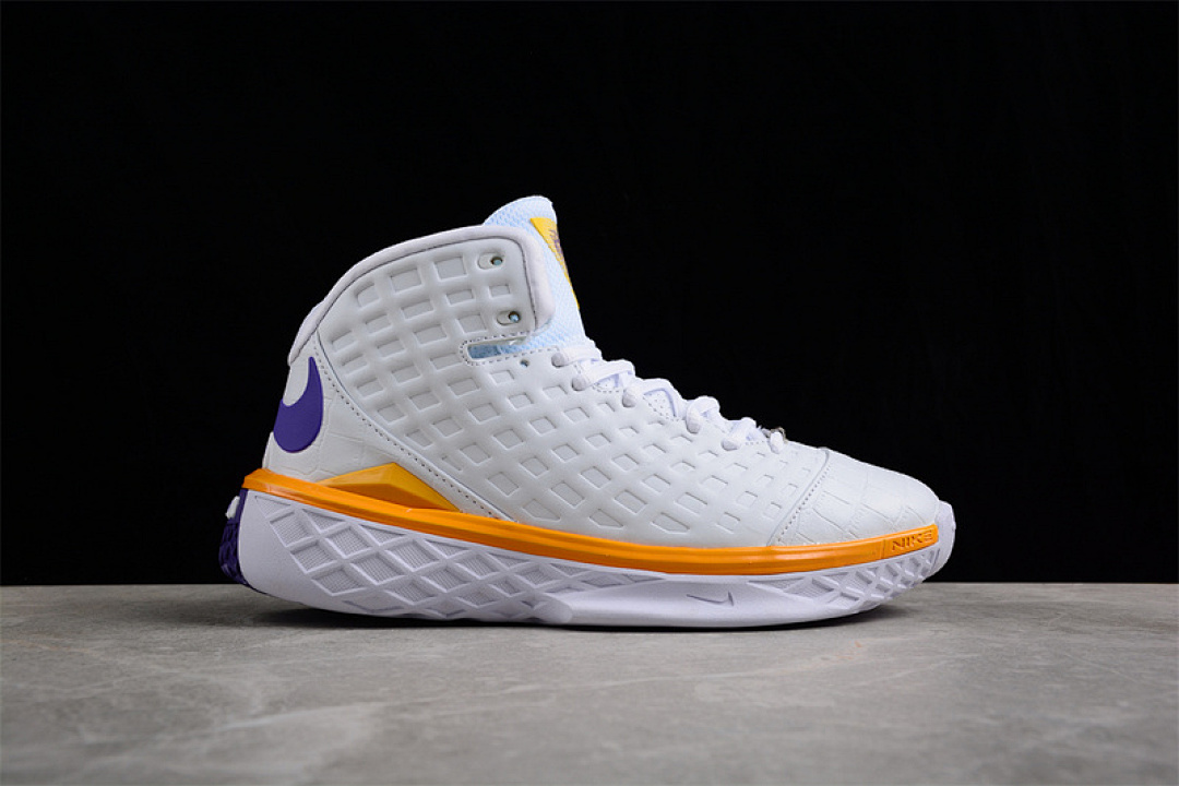 Nike [318695-151]-[ZOOM KOBE III 3 SL PROTRO MVP WHITE/GOLD/PURPLE]-[MAN:40-46] - Image 2
