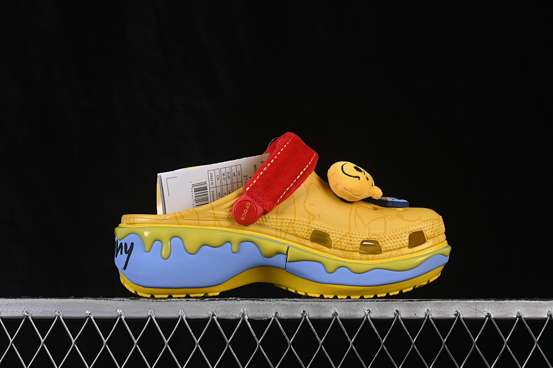 Crocs [ROUND-TOED THICK-SOLED SLIPPERS YELLOW/RED/BLUE]-[WOMAN:34-39]-[MAN:40] - Image 10