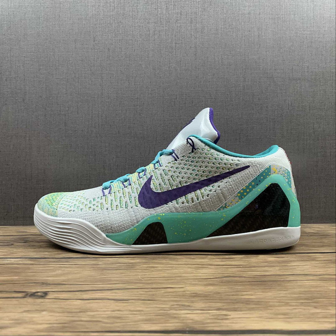 Nike Nike KOBE 9 ELITE LOW LIGHT GREY/GREEN/BLACK · 630487-005, photo 1
