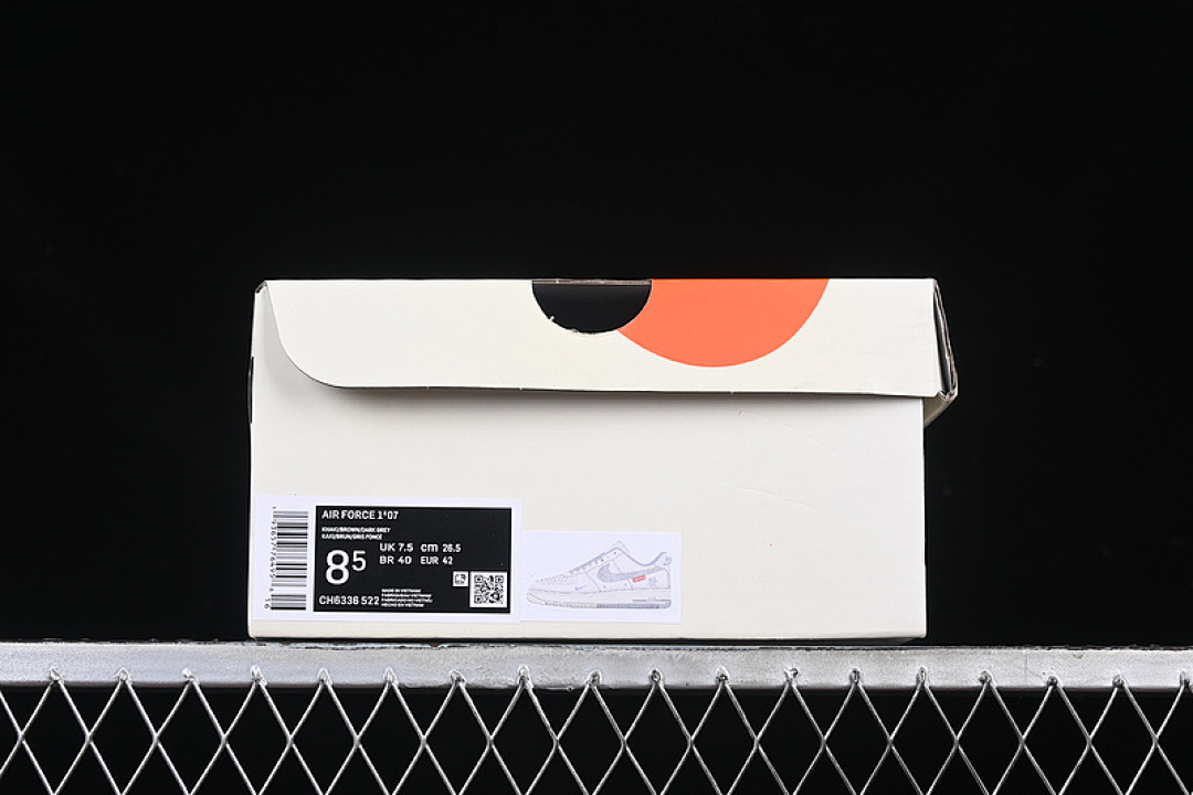 Nike [CH6336-522]-[AIR FORCE 1 07 LOW SUPREME WHITE/GREY]-[WOMAN:36-39]-[MAN:40-45] - Image 11