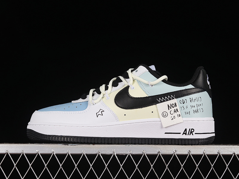 Nike Nike AIR FORCE 1 LOW 07 WHITE/BLACK/SKY BLUE · DH7561-102, photo 1