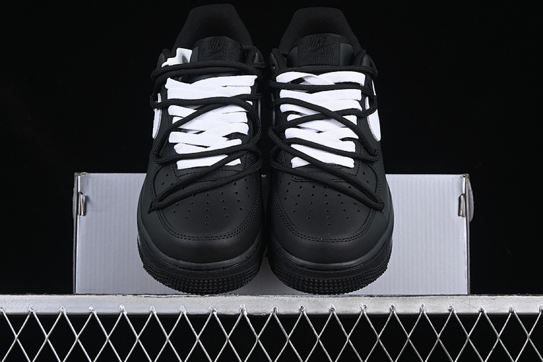 Nike [CK0316-063]-[AIR FORCE 1 07 LOW WHITE/BLACK]-[WOMAN:36-39]-[MAN:40-45] - Image 13
