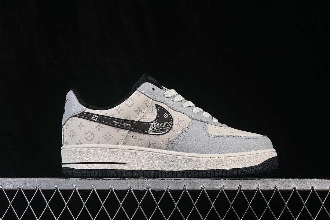Nike [DF0188-138]-[AIR FORCE 1 07 LOW CASUAL SNEAKERS WHITE/GREY/BLACK]-[WOMAN:36-39]-[MAN:40-45] - Image 16