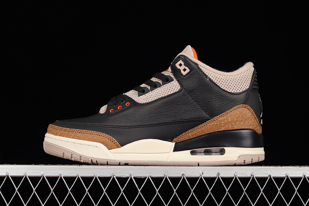 Jordan [CT8532-008]-[AIR JORDAN 3 DESERT ELEPHANT BLACK/RUSH ORANGE-FOSSIL STONE-SAIL]-[MAN:40-47.5], photo 1
