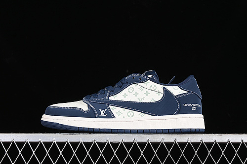 Jordan TRAVIS SCOTT X FRAGMENT DESIGN AIR Jordan 1 LOW OG SP WHITE/BLUE · LX1988-103, photo 1
