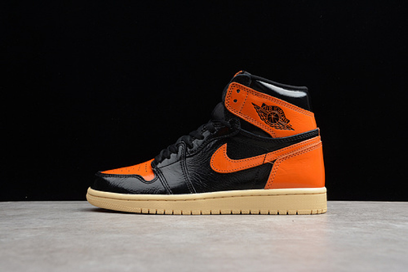 Jordan AIR Jordan 1 HIGH OG SHATTERED BACKBOARD 3.0 BLACK/ORANGE · 555088-028, photo 1