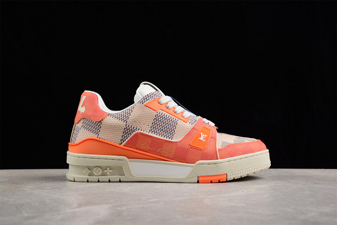 Louis Vuitton [ LOUIS VUITTON TRAINER WHITE/GREY/BROWN/ORANGE]-[MAN:38-45] - Image 16