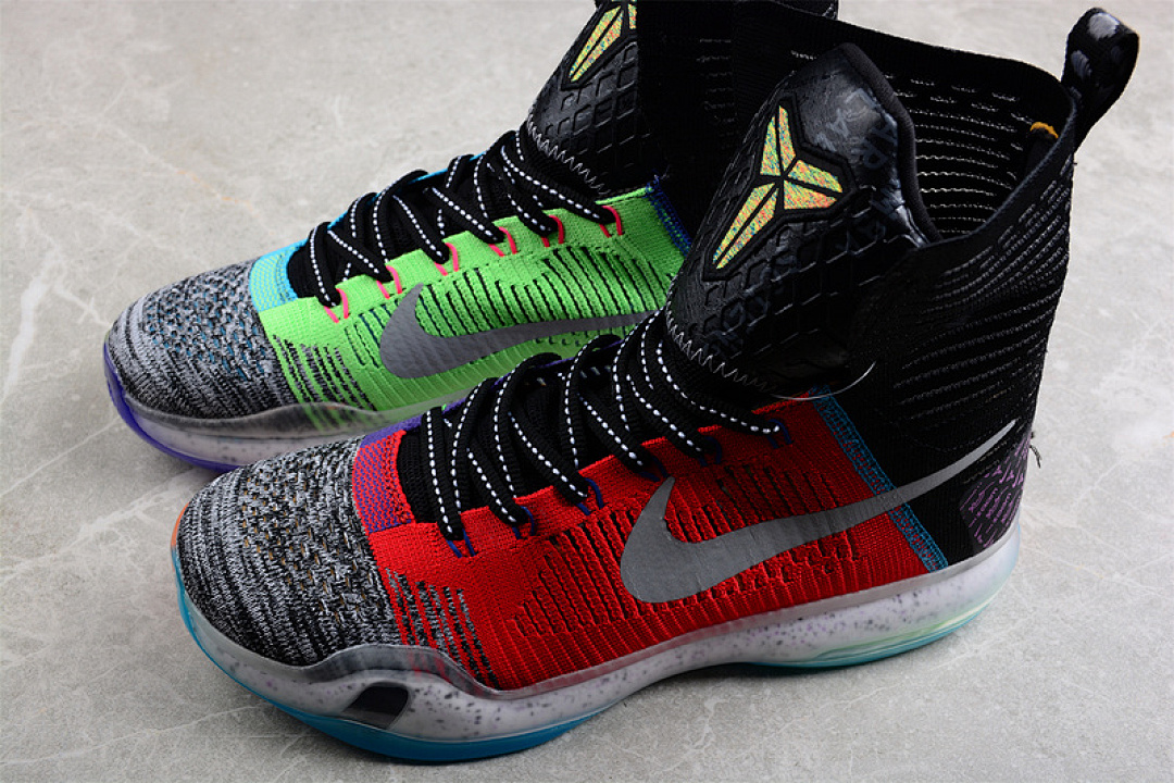 Nike [815810-900]-[KOBE 10 ELITE HIGH WHAT THE MULTI-COLOR/MULTI-COLOR]-[MAN:40-46] - Image 10
