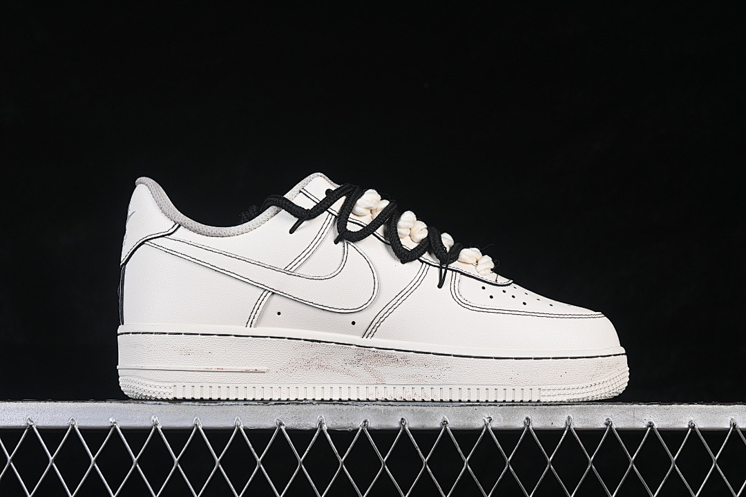Nike [315122-313]-[AIR FORCE 1 07 LOW WHITE/BLACK/WHITE]-[WOMAN:36-39]-[MAN:40-45] - Image 16