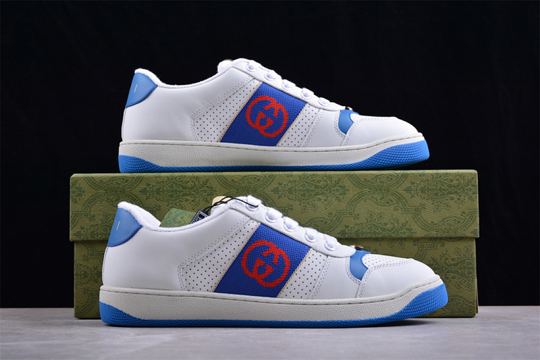 Gucci [GU*CCI SCREENER GG WHITE/BLUE/RED]-[MAN:39-45] - Image 2