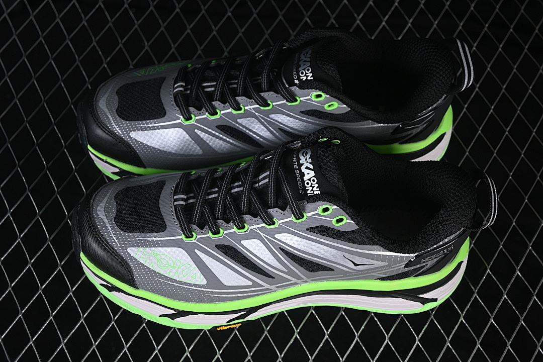 Hoka [1126851-BCKLC]-[HOKA ONE RUNNING SHOES BLACK/ELECTRIC GREEN]-[WOMAN:36-39]-[MAN:40-46] - Image 15