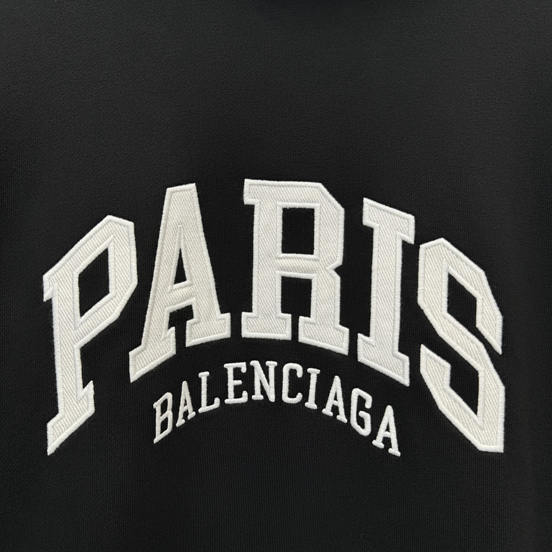 Unbranded BG Chest PARIS Embroidered Hoodie P: 318Cny - Image 6