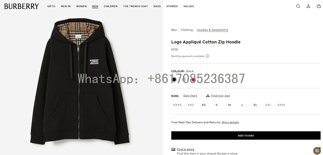 Unbranded Silicone Logo Stamped Mesh Interior Zip Hoodie-Black P: - Image 2