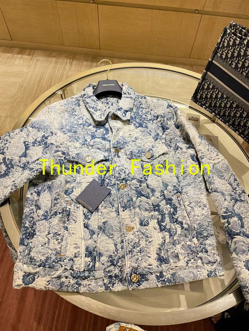 Unbranded Destruction Jacquard Denim Jacket P:268 - Image 37