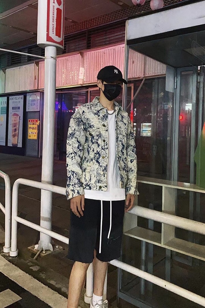Unbranded Destruction Jacquard Denim Jacket P:268 - Image 26