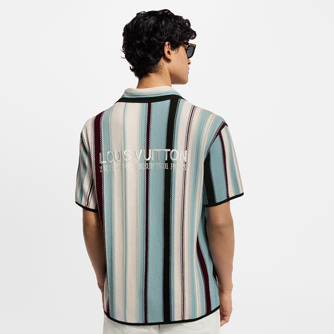 Unbranded Striped Crochet Short-Sleeved Shirt TOP Price: - Image 17