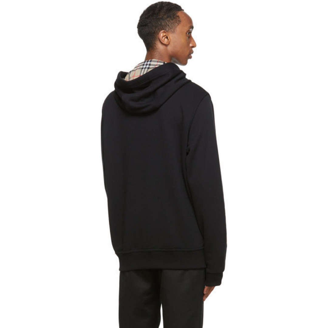 Unbranded Silicone Logo Stamped Mesh Interior Zip Hoodie-Black P: - Image 3