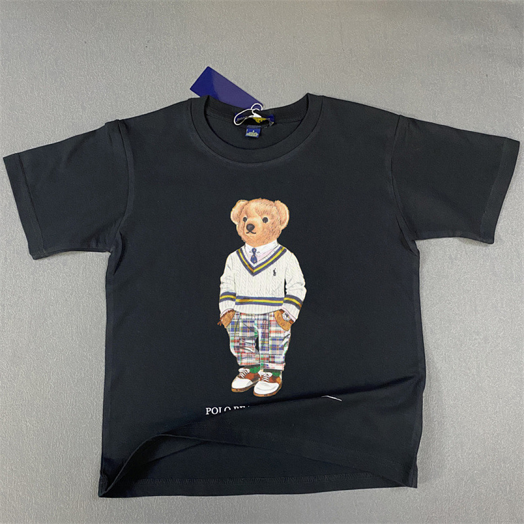 Chanel RL Solid Cotton Pink Small Mens Kids T Womens Collar P59 - Image 2
