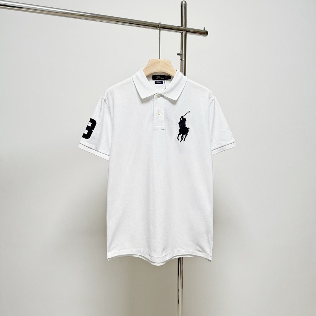 Other RL Big Embroidered Collar Polo Short Sleeve P 129 Yuan - Image 4