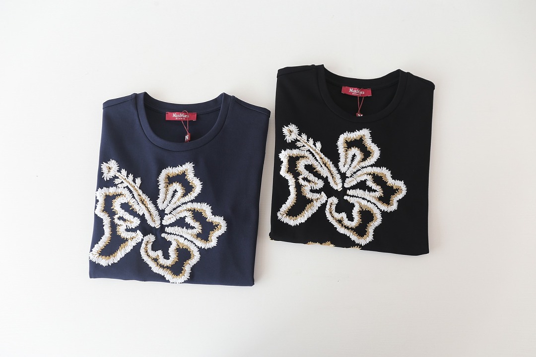 Other MaxMara 25 Spring New Womens Embroidered T