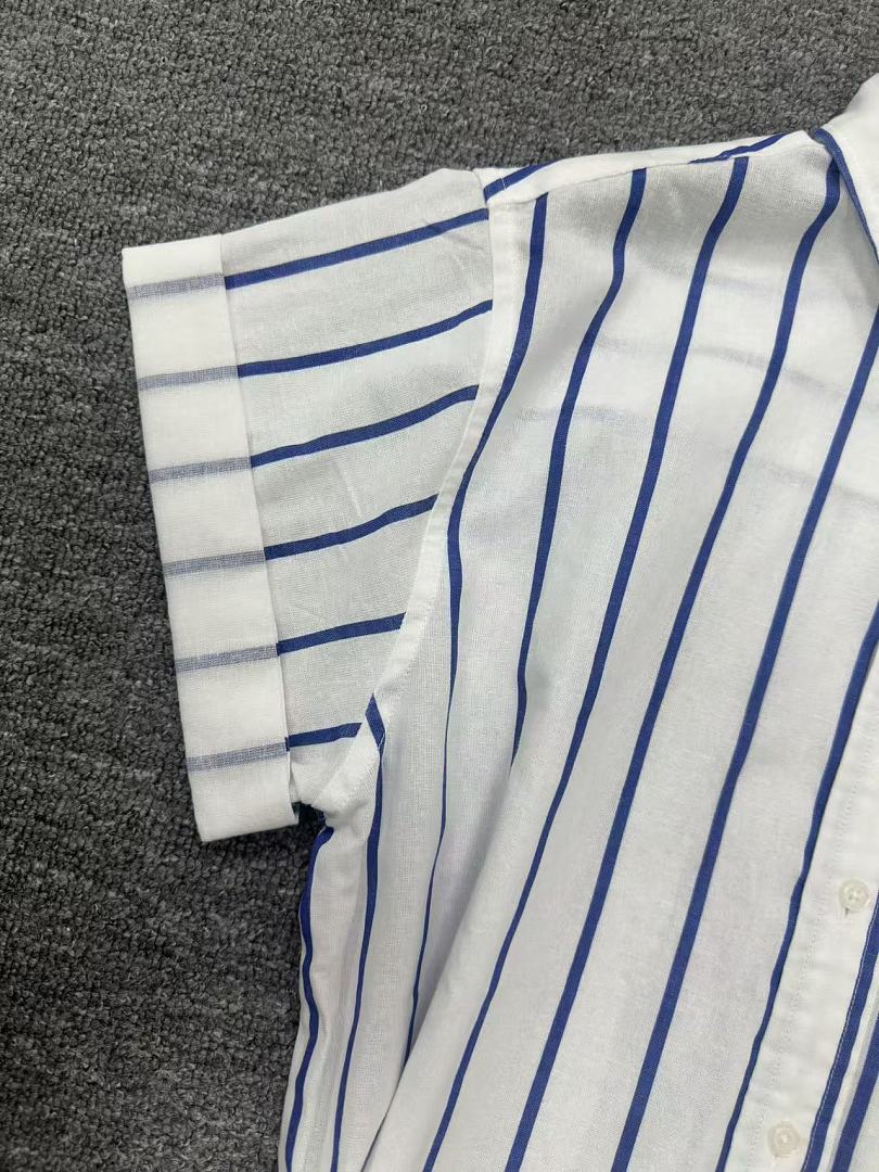 Other Ralph Lauren/ Womens 26 Summer Striped Linen Short Sleeve P 289 Yuan - Image 10
