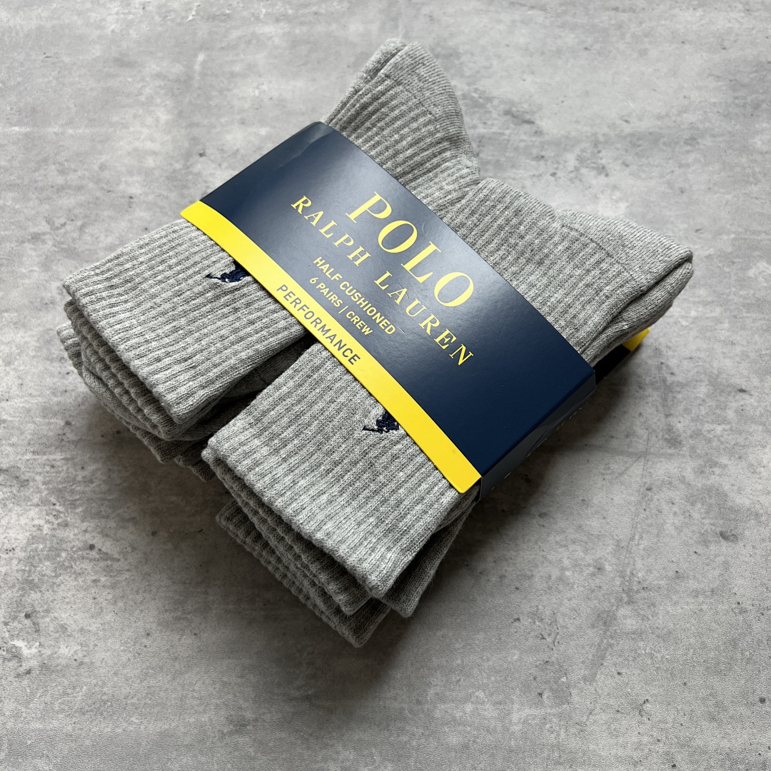 Other Polo Fleece Sole High Top Socks 6 Double P 69 Yuan Pairs Size - Image 3