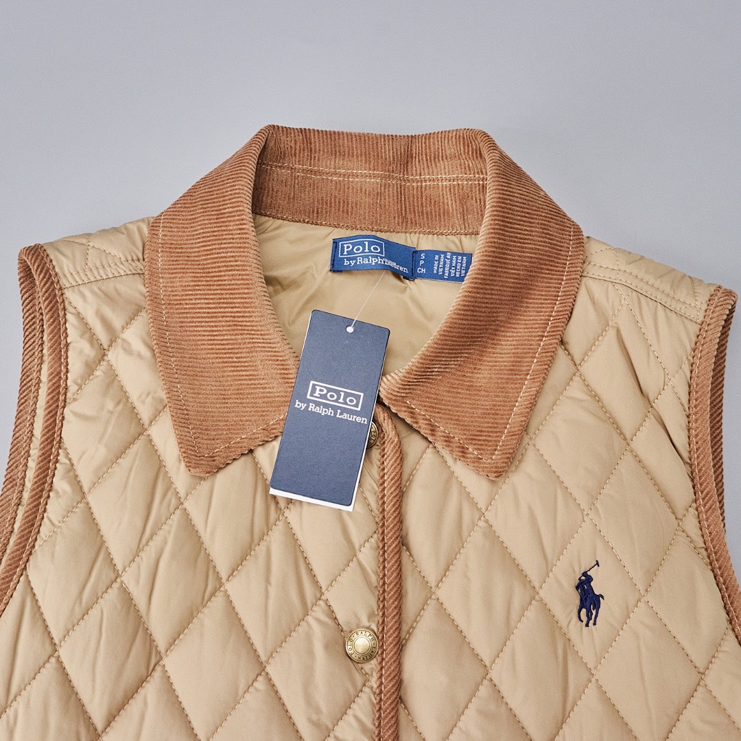 Other Ralph Lauren 2025 Womens New Stitching Small Embroidered Label Collar Cotton P349 Yuan - Image 16