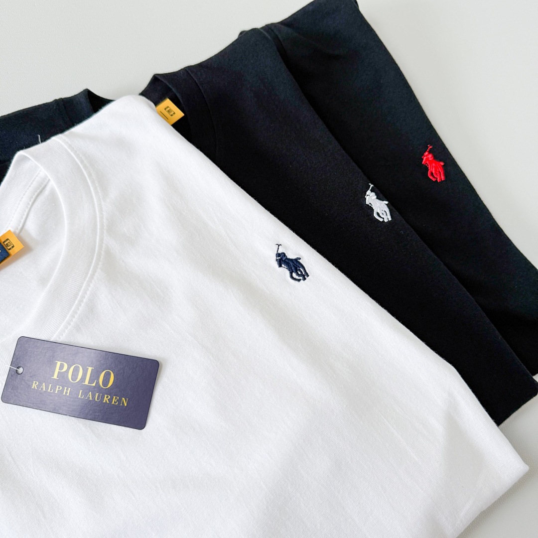 Other RL Small Label Embroidered Collar Long Sleeve Mens Polo Solid Cotton T P 99 Yuan - Image 7