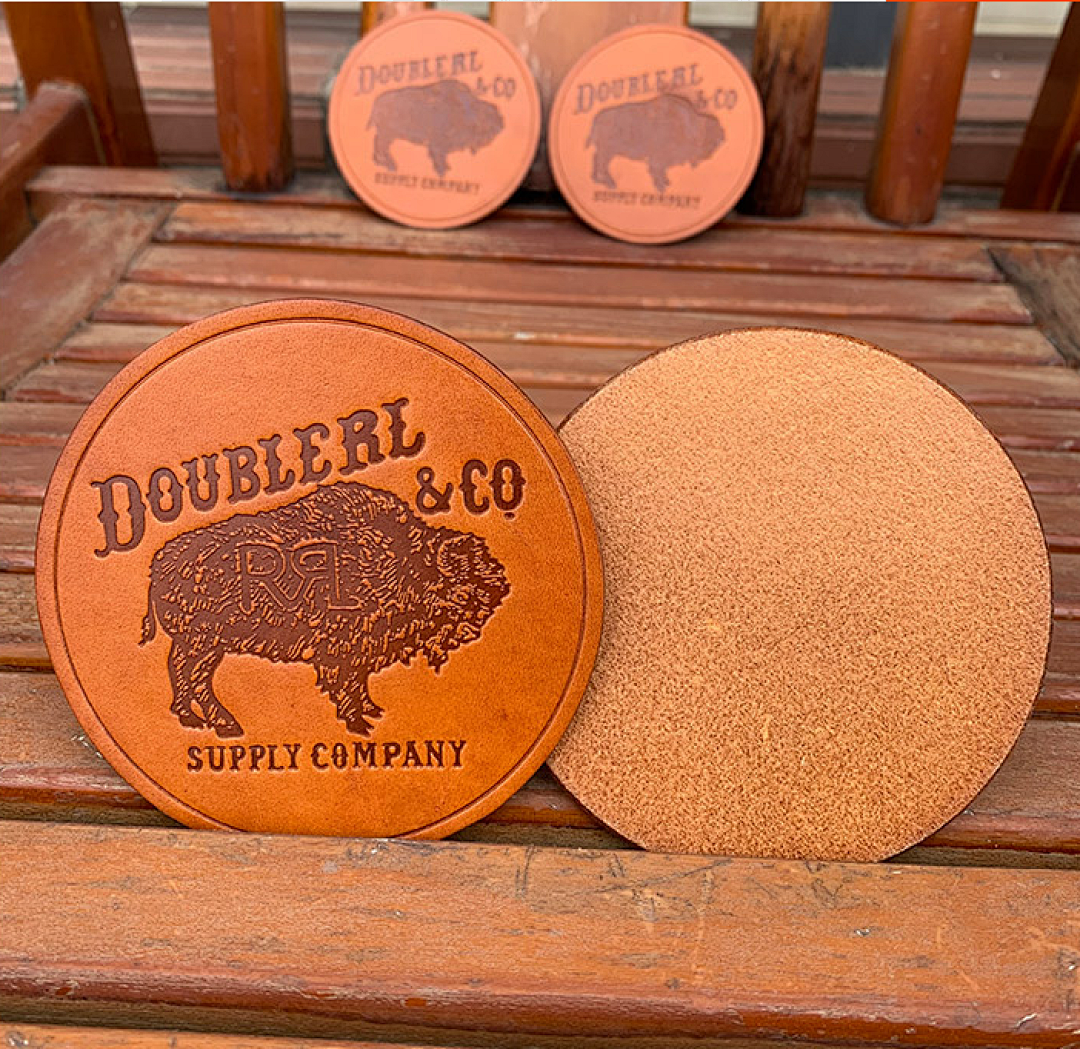 Other RRL Leather Round Tea Coaster Coffee Potholde P79R - Image 6