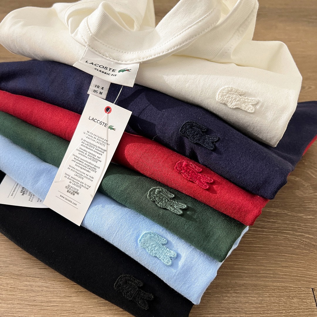 Other LACOSTE Small Label Collar Short Sleeve T Mens Womens P99 Yuan - Image 22