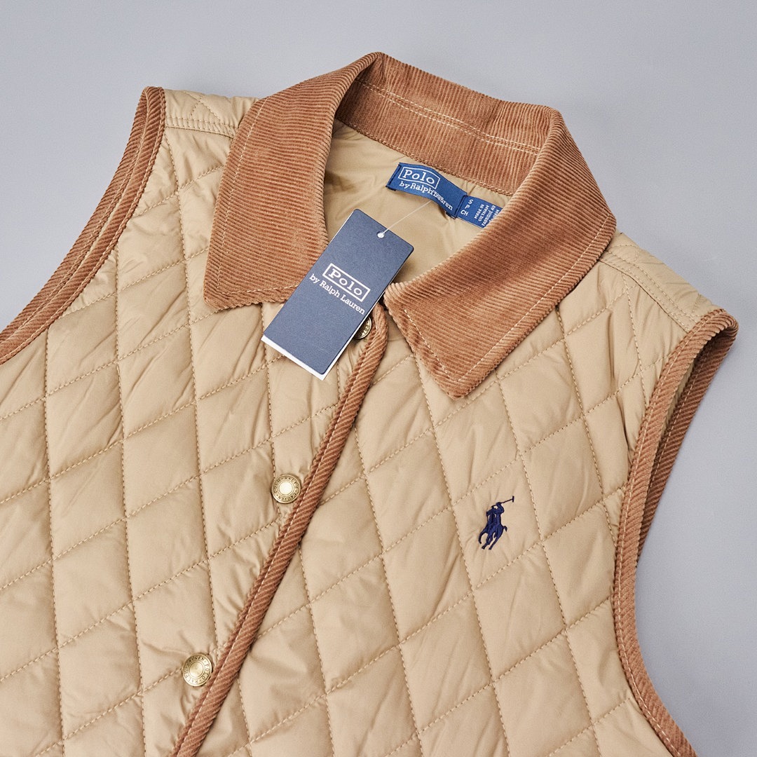 Other Ralph Lauren 2025 Womens New Stitching Small Embroidered Label Collar Cotton P349 Yuan - Image 7