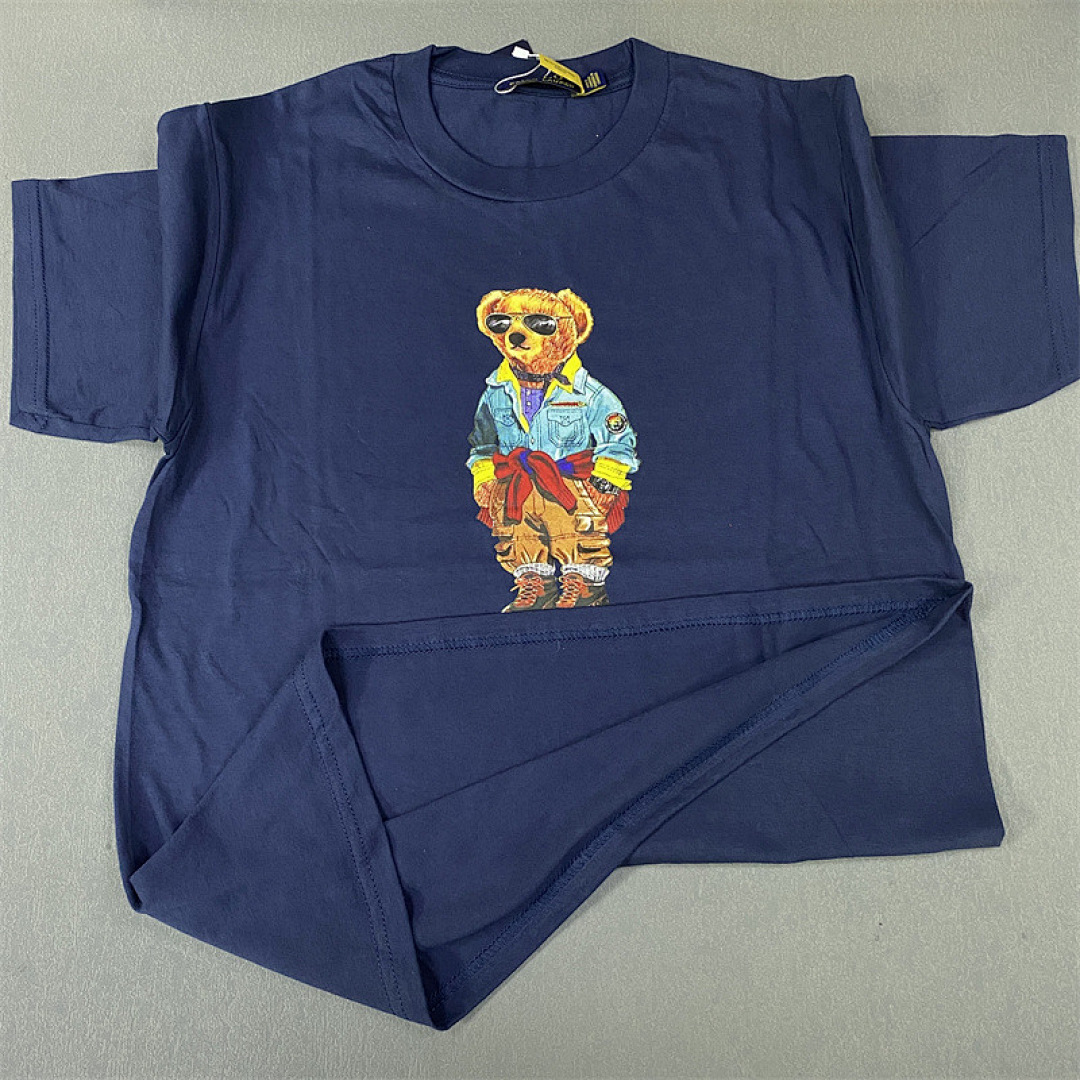 Other Polo Small T Print Solid Cotton Mens Womens P89 Yuan