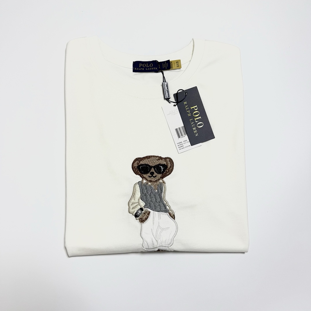Other RL~ High Small 25 Summer Embroidered Version Grey Vest Cotton T Short Sleeve P 149 Yuan - Image 18