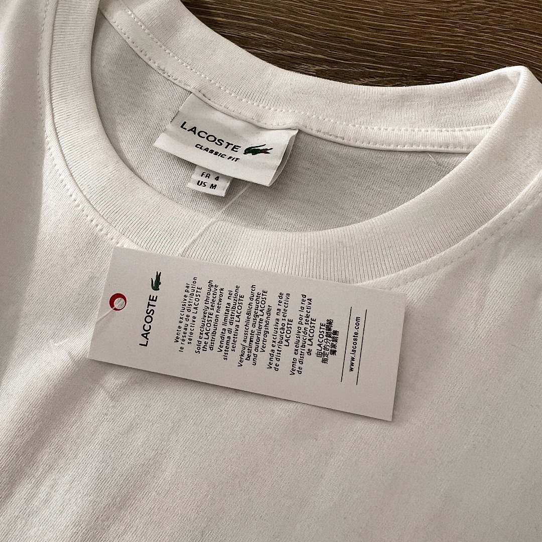 Other LACOSTE Red Small Collar Short Sleeve T Mens Womens P 99 Yuan - Image 18