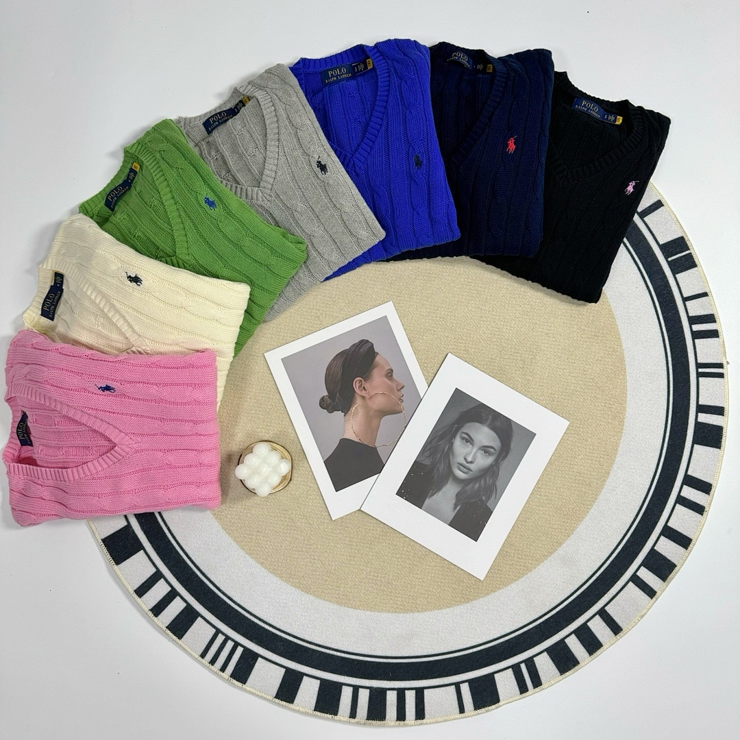Other Polo Sweater For Woman Womens V Collar Solid Cotton Top Long Sleeve Fleece P 189 Yuan, SML - Image 16