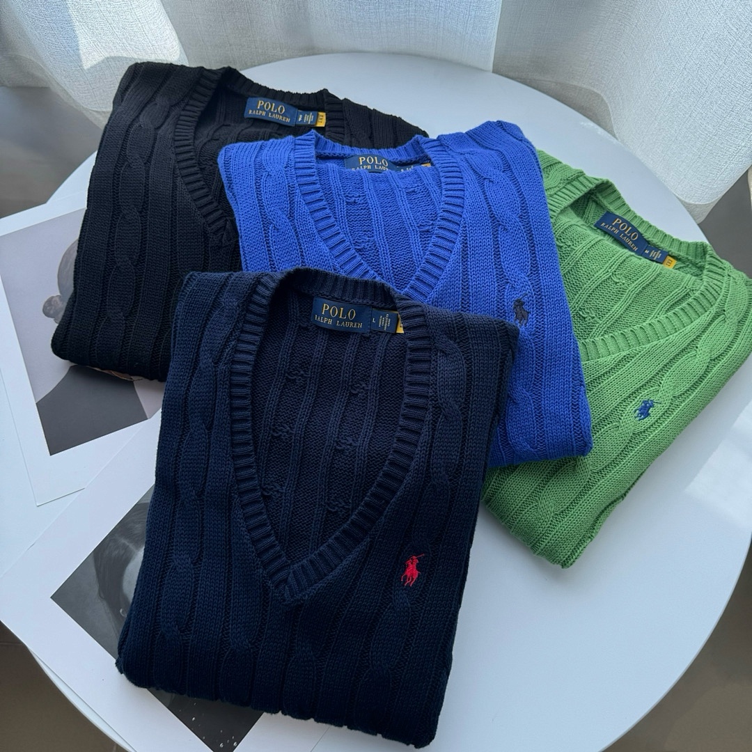 Other Polo Sweater For Woman Womens V Collar Solid Cotton Top Long Sleeve Fleece P 189 Yuan, SML - Image 9