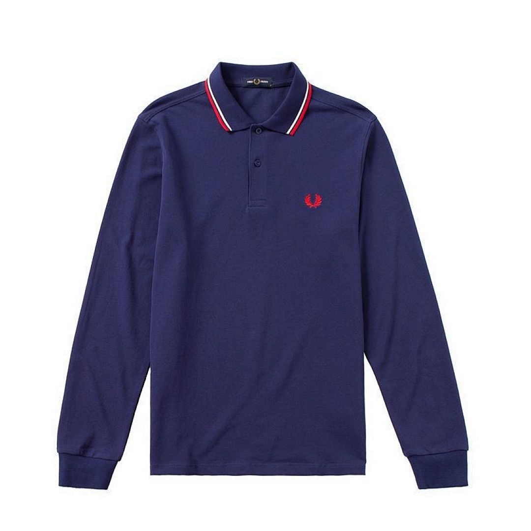 Other Wheat Spring Autumn Long Sleeve Mens Polo Solid Cotton High T P129 Yuan - Image 16