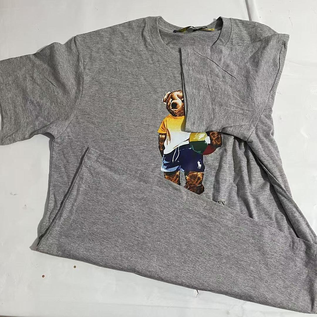 Other Polo Small T Print Solid Cotton Mens Womens P89 Yuan - Image 3
