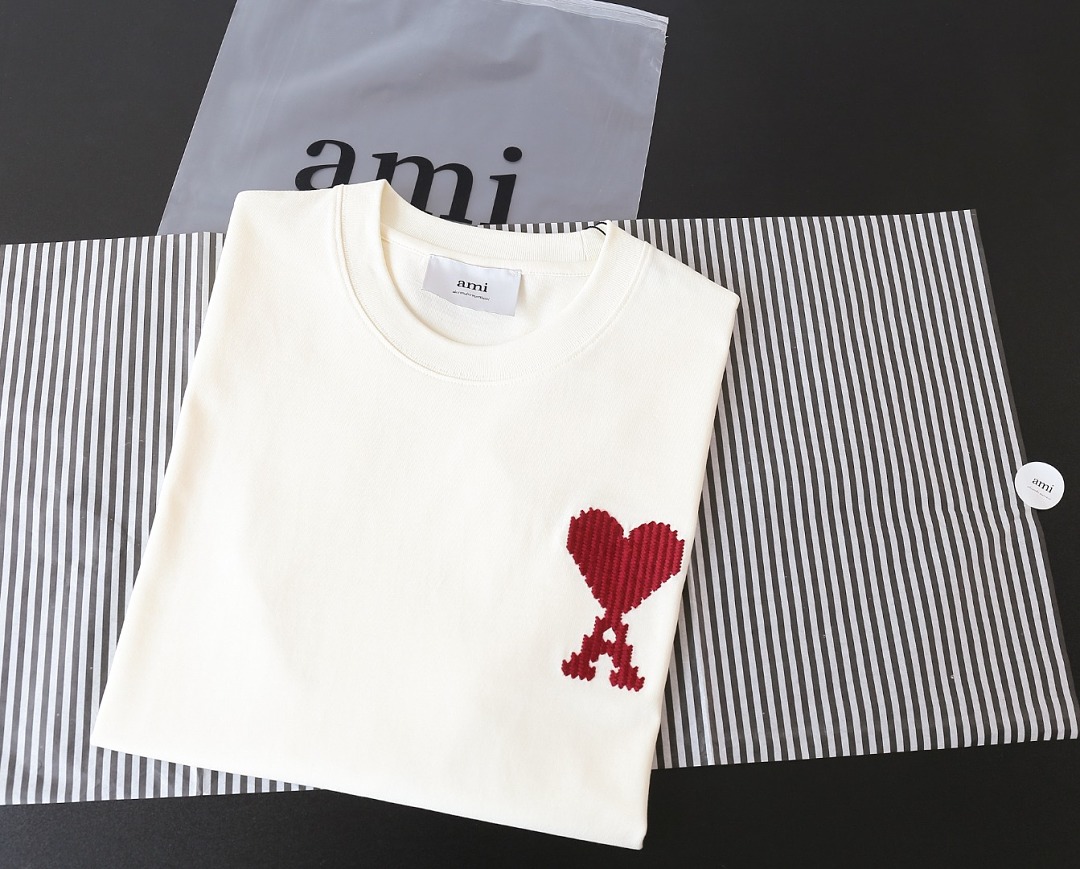 Other AMI PARIS Cotton Embroidered ADC Version T P - Image 4