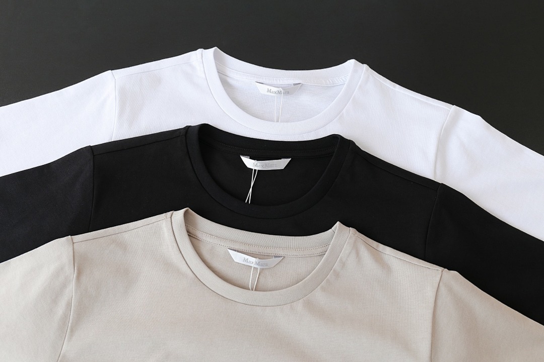 Other MaxMara 26 Spring Summer New Cotton Short Sleeve P 119 Yuan - Image 13