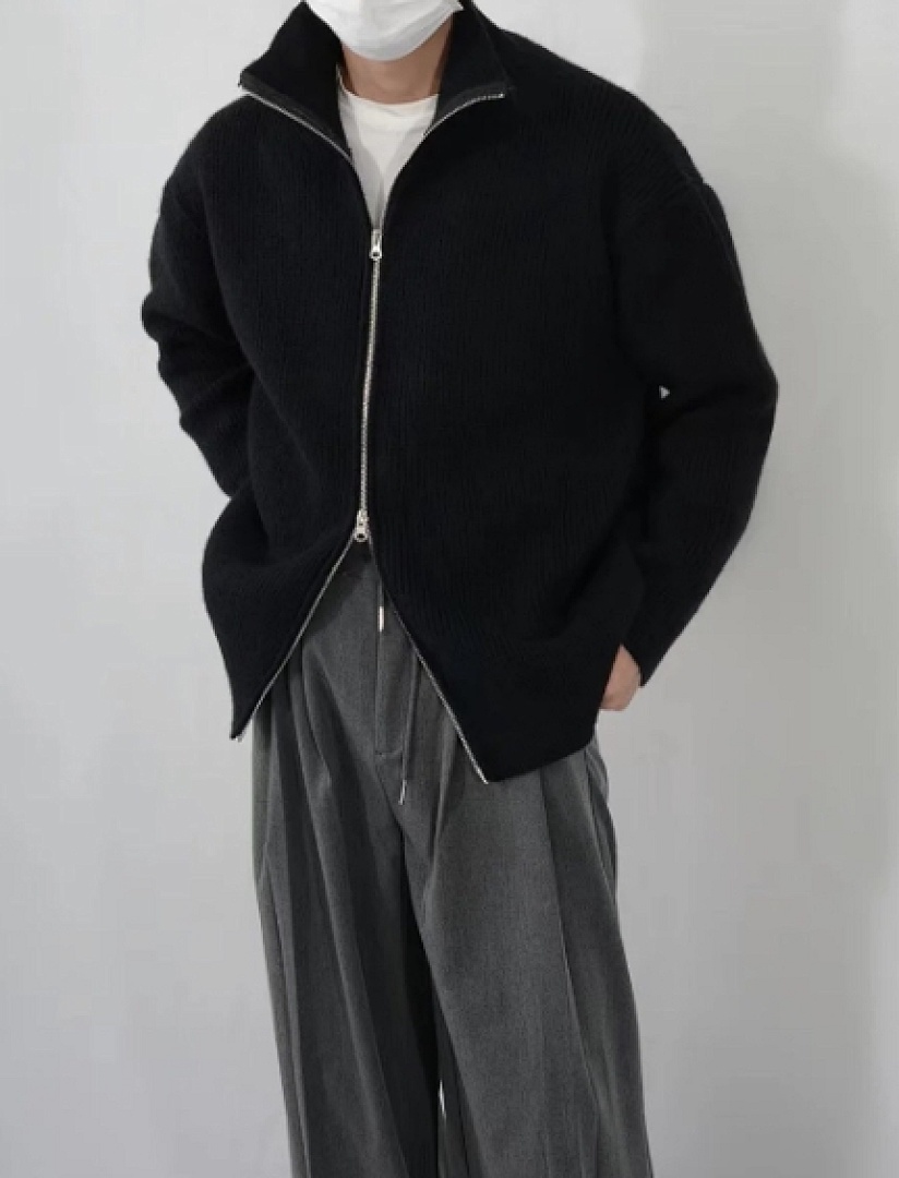 Maison Margiela Wind 23SS Grey Stand Collar Fleece P 199 Yuan