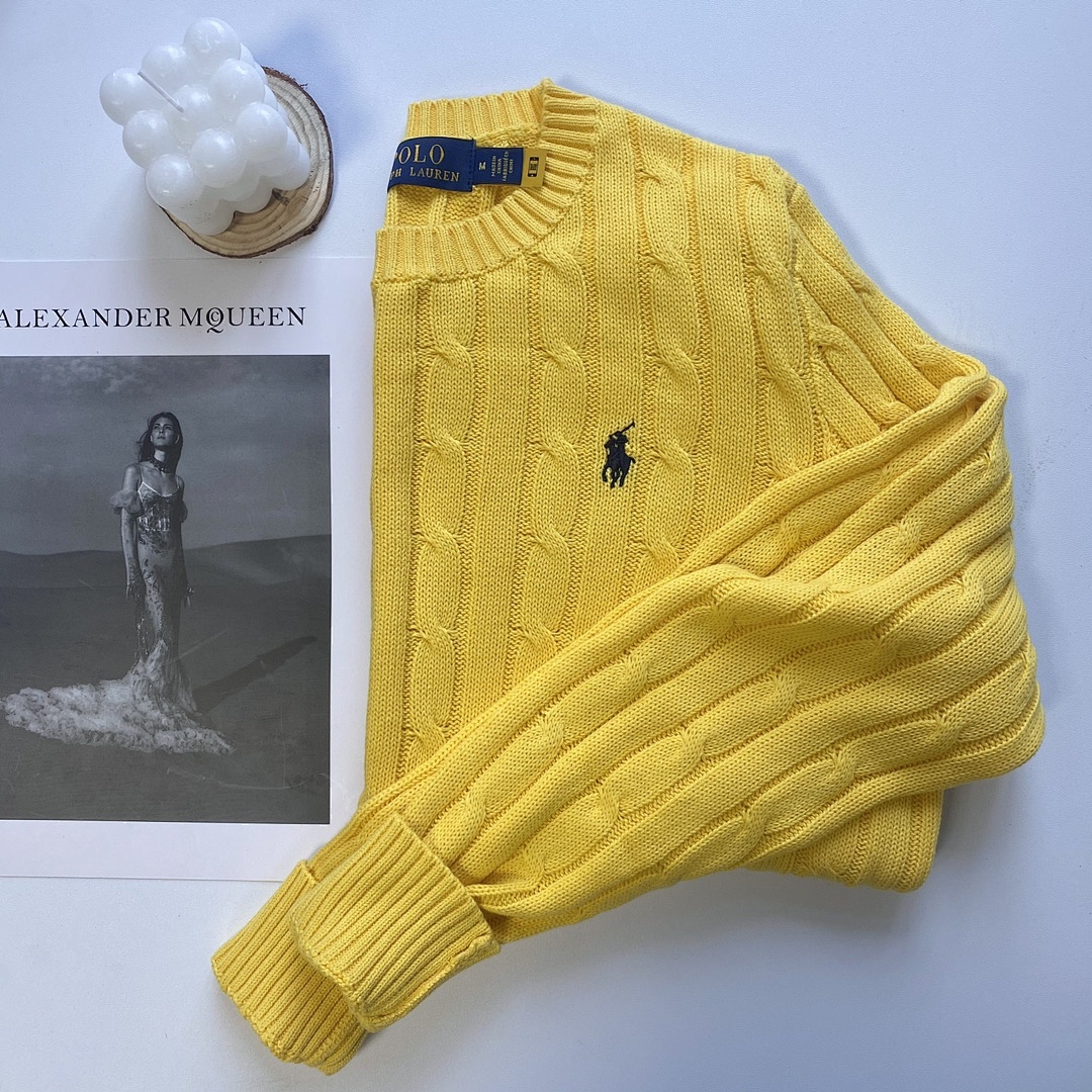 Other Polo Sweater For Woman Womens Collar Solid Cotton Top Long Sleeve Fleece P 189 Yuan, SML - Image 3