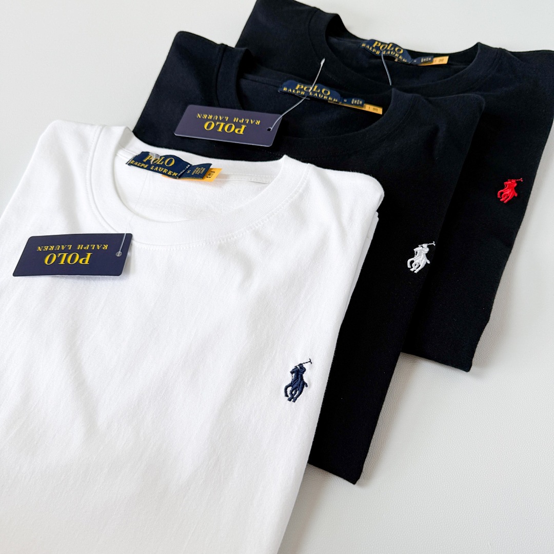 Other RL Small Label Embroidered Collar Long Sleeve Mens Polo Solid Cotton T P 99 Yuan - Image 5