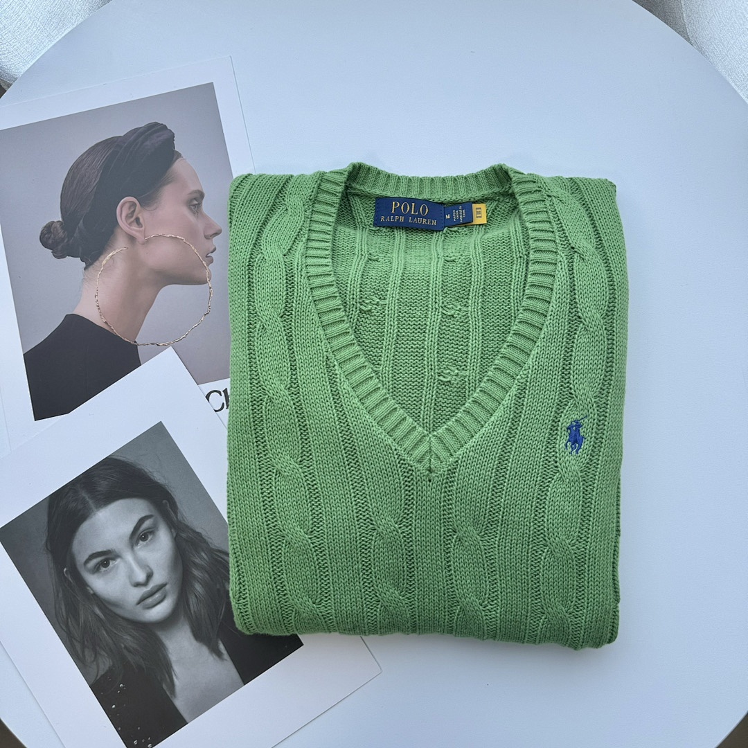 Other Polo Sweater For Woman Womens V Collar Solid Cotton Top Long Sleeve Fleece P 189 Yuan, SML - Image 10