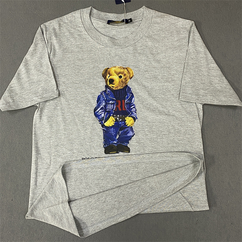 Other Polo Small T Print Solid Cotton Mens Womens P89 Yuan