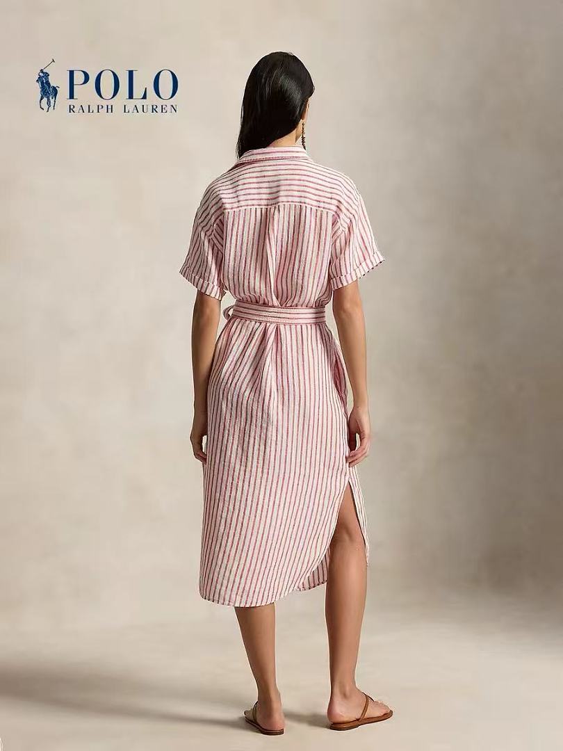 Other Ralph Lauren/ Womens 26 Summer Striped Linen Short Sleeve P 289 Yuan - Image 18