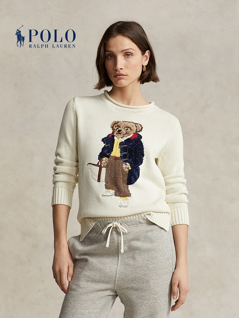 Other Polo Small Embroidered Womens Fleece 100% Cotton Off White smLxL P299